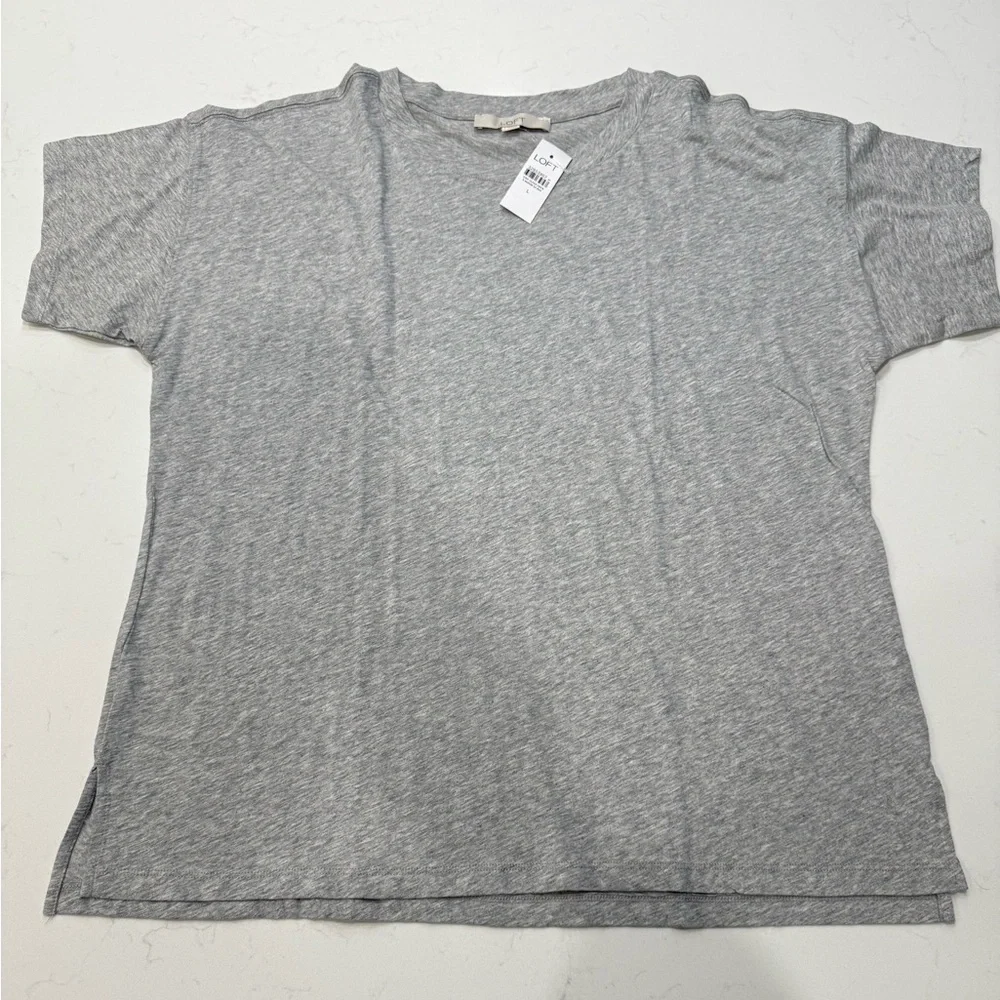 NWT – LOFT Short Sleeve T-Shirt – Large - Picture 1 of 5